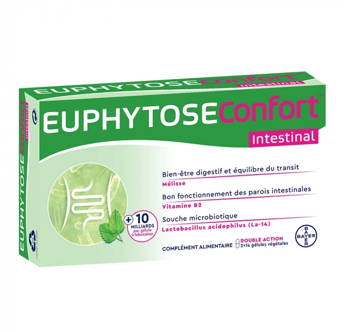 Euphytose Confort Intestinal 2x14 Gélules